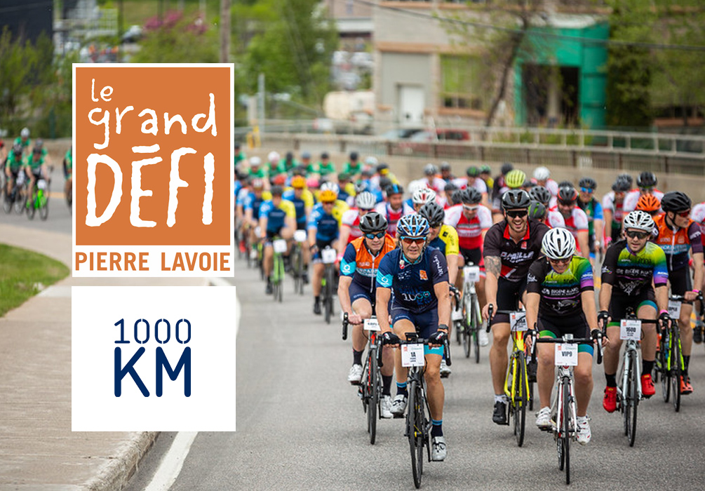 Power Go to participate at the Grand Défi Pierre Lavoie cycling marathon